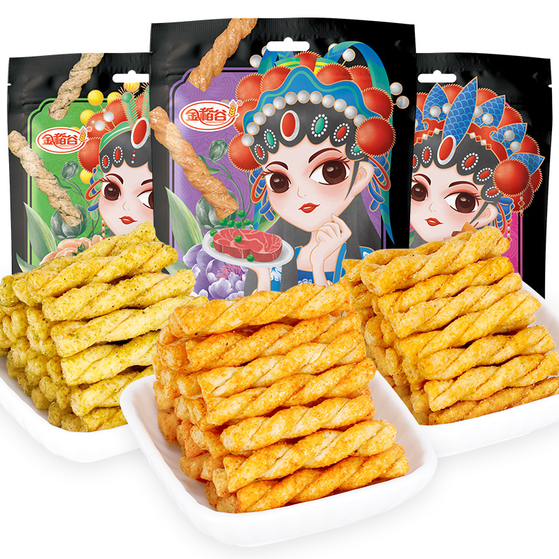 wepoker官网 糯米小麻花香酥可口休闲小零食